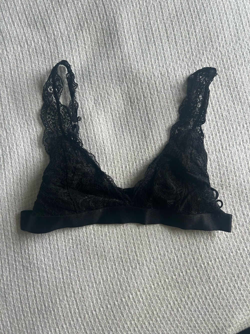 Garage Black Lace Bralette